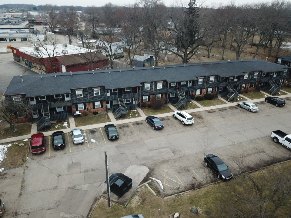 Parking lot at Forest Glen Apartments, 742 W Bristol Street, Elkhart, IN 46514